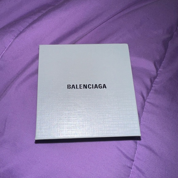 Balenciaga Typo B Stud Earrings - Picture 5 of 5
